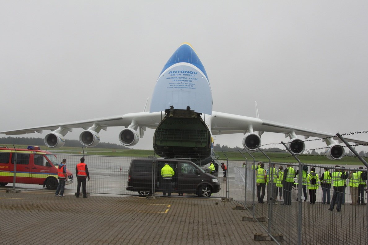 An-225 geparkt