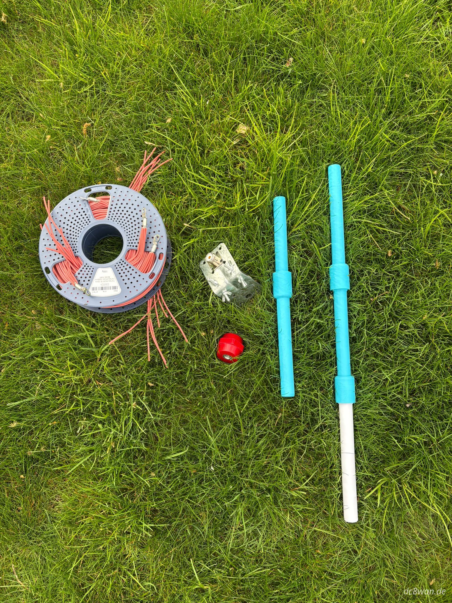 Bauteile für die Antenne